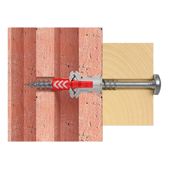 Fischer DuoPower 6x30 S PH TX Juego de tacos y tornillos, 100 unidades Fischer DuoPower 6x30 S PH TX Juego de tacos y tornillos, 100 unidades