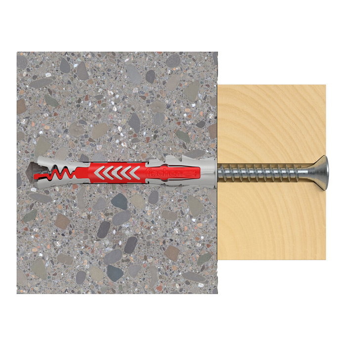 Fischer DuoPower 6x30 S PH TX Juego de tacos y tornillos, 100 unidades Fischer DuoPower 6x30 S PH TX Juego de tacos y tornillos, 100 unidades