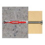 Fischer DuoPower 6x30 S PH TX Juego de tacos y tornillos, 100 unidades