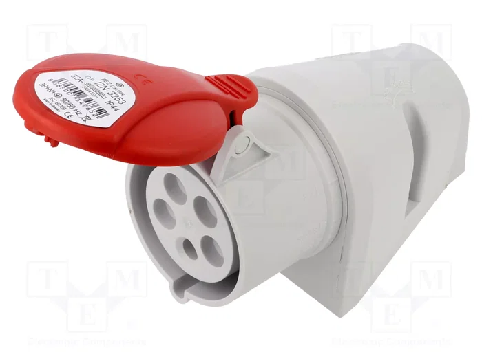 SEZ DK Tomacorriente Hembra Trifásica 32A 400V 5 Pines SEZ DK Tomacorriente Hembra Trifásica 32A 400V 5 Pines