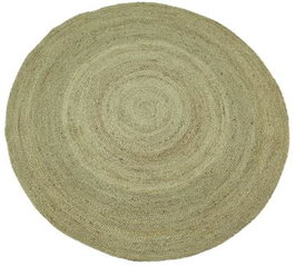 DKD Home Decor Alfombra de Yute Natural 120x120x1,5 cm