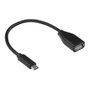 GoodConnections OTG C St.-A Bu. 0,1m - Adaptador USB 2.0 OTG Tipo C a USB-A (0.1 Metros)