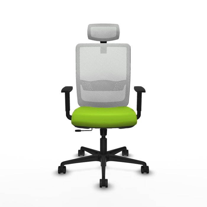 PIQUERAS Y CRESPO Silla de oficina Haches Sincro/Traslack Pistacho y Blanco PIQUERAS Y CRESPO Silla de oficina Haches Sincro/Traslack Pistacho y Blanco