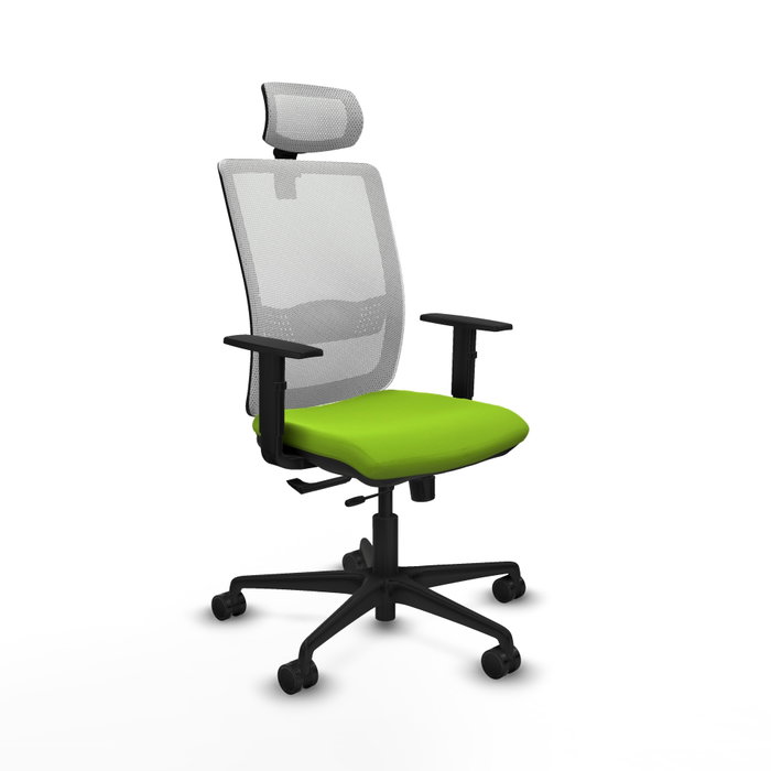 PIQUERAS Y CRESPO Silla de oficina Haches Sincro/Traslack Pistacho y Blanco PIQUERAS Y CRESPO Silla de oficina Haches Sincro/Traslack Pistacho y Blanco