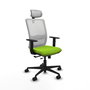 PIQUERAS Y CRESPO Silla de oficina Haches Sincro/Traslack Pistacho y Blanco