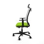 PIQUERAS Y CRESPO Silla de oficina Haches Sincro/Traslack Pistacho y Blanco