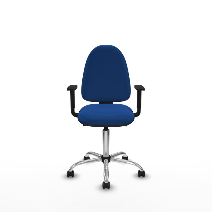 PIQUERAS Y CRESPO Silla de oficina Aýna Azul con mecanismo Asincro