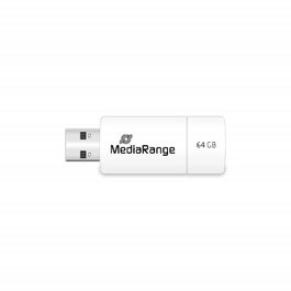 MEDIARANGE USB Stick 64GB Slider Azul y Blanco