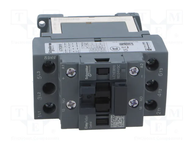 SCHNEIDER ELECTRIC Contactor Easy TeSys LC1E3810BD 38A 24VDC