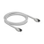 DeLOCK Cable de red Cat8.1 S/FTP 2 m Gris