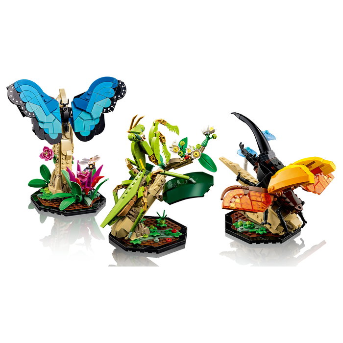 LEGO Ideas Colección de Insectos 21342, Juego de Construcción de 1111 Piezas para Adultos, Modelo para Exponer, Multicolor