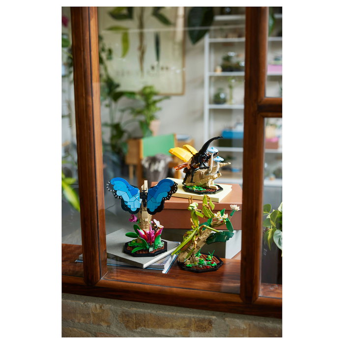 LEGO Ideas Colección de Insectos 21342, Juego de Construcción de 1111 Piezas para Adultos, Modelo para Exponer, Multicolor