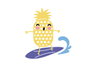 Misskuty Troquel fino ZAG Verano piña 4u.