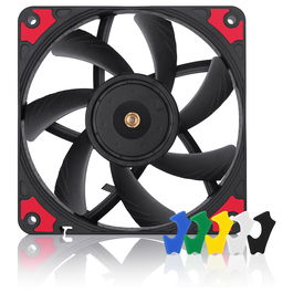 NOCTUA NF-A12x15 PWM chromax.black.swap Ventilador para PC de 120mm, Negro, 12 cm, 4 Pines, Flujo de Aire 94.2 m³/h
