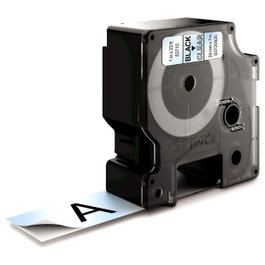 Dymo Cinta D1 24mm x 7m Negro sobre Transparente