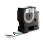 DYMO Cinta D1 Negro sobre Transparente 24mm x 7m