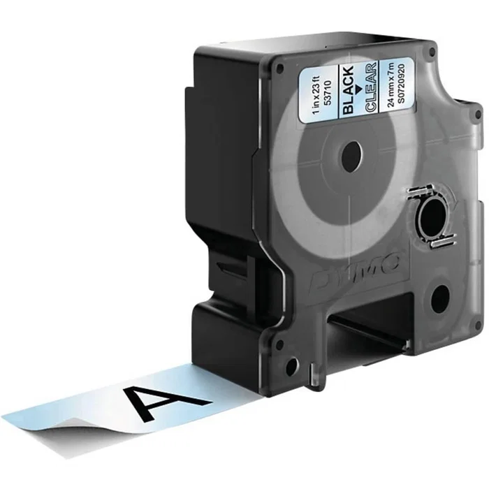 DYMO Cinta LM D1 24mmx7m Negro/transparente DYMO Cinta LM D1 24mmx7m Negro/transparente
