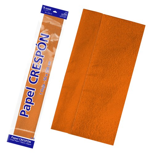Papel Crepe (Pinocho) Dohe 30G 0,5X2,5 M Naranja Papel Crepe (Pinocho) Dohe 30G 0,5X2,5 M Naranja