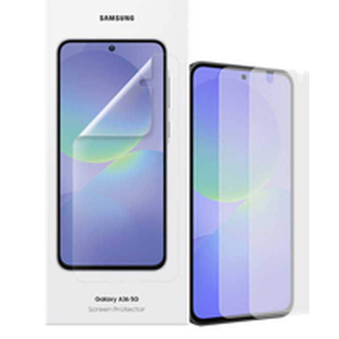 Samsung Protector de Pantalla para Galaxy A36 5G, Transparente, Resistente a Rayones y Anti-Huellas, Incluye Kit de Limpieza, Aplicación sin Burbujas, 1 Unidad