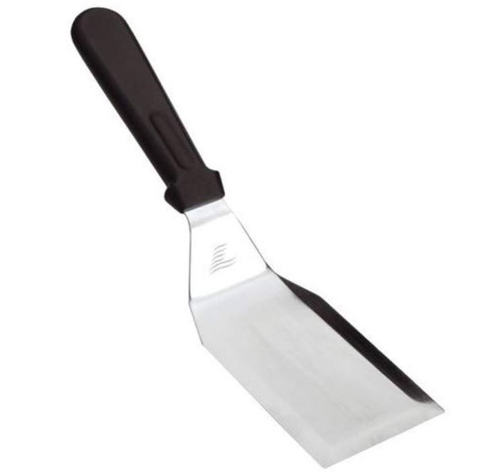Comas Espátula para Plancha Acodada de Acero Inoxidable y Plástico, 12x8 cm Comas Espátula para Plancha Acodada de Acero Inoxidable y Plástico, 12x8 cm
