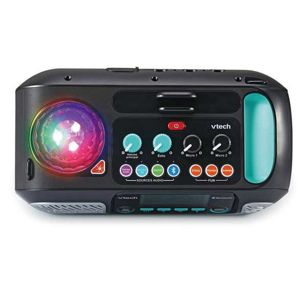 Vtech Karaoke Super Sound con Altavoz y Micrófono, Luces Multicolor 30,6x16x20,8 cm