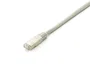 Equip Cable de Red Cat6a S/FTP (S-STP) 0.5m 10 Gbit/s PoE++ Plug and Play Gris, Ref. 605607