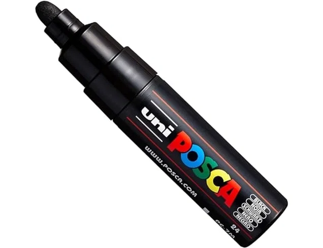 Posca Marcador PC-7M Negro Punta Bala 4,5-5,5 mm Posca Marcador PC-7M Negro Punta Bala 4,5-5,5 mm
