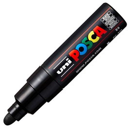 POSCA Marcador PC-7M No Permanente Punta Bala 4.5-5.5 mm Negro