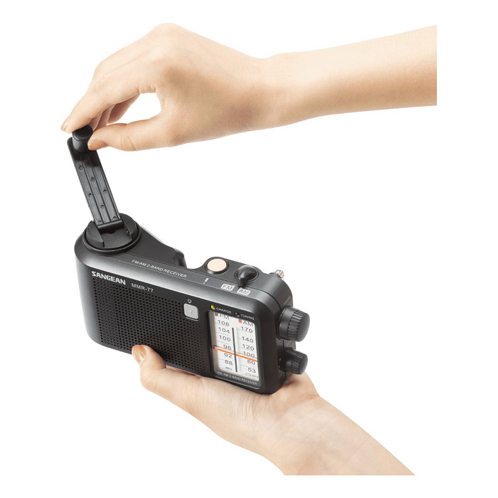 Sangean MMR-77 Radio Portátil Analógica Negro