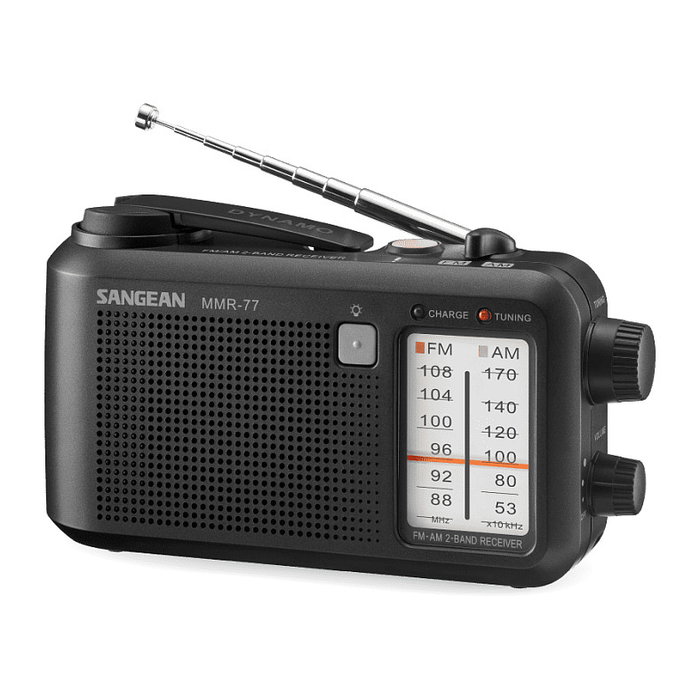 Sangean MMR-77 Radio Portátil Analógica Negro