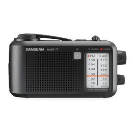 Sangean MMR-77 Radio Portátil Analógica Negro