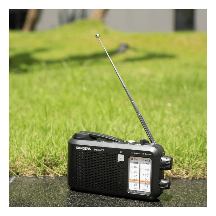 Sangean MMR-77 Radio Portátil Analógica Negro