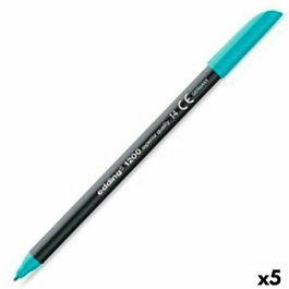 Edding Rotulador 1200 Azul Turquesa Punta Fina (Set de 5)