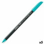 Edding Rotulador 1200 Azul Turquesa Punta Fina (Set de 5)