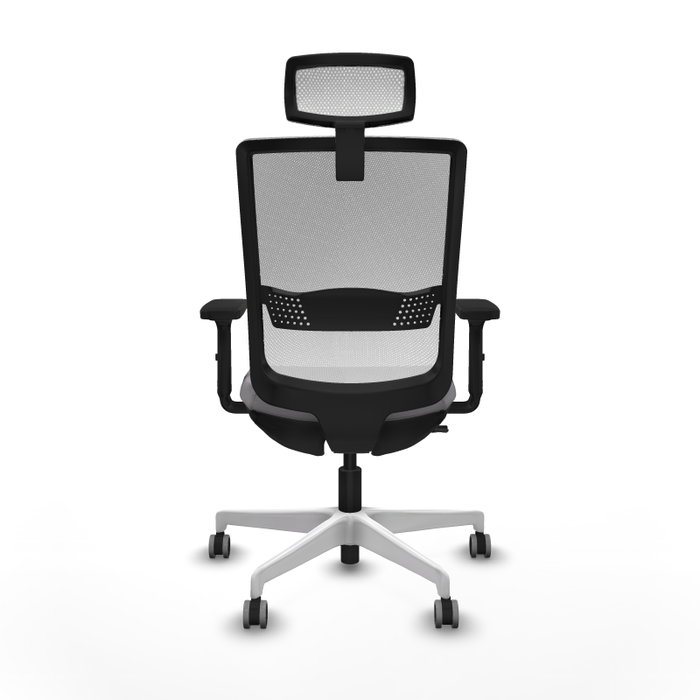 PIQUERAS Y CRESPO Silla de oficina Haches Gris y Blanco PIQUERAS Y CRESPO Silla de oficina Haches Gris y Blanco