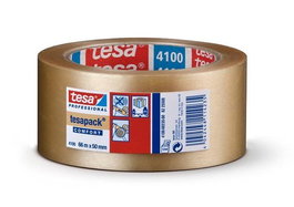 TESA Cinta de embalaje de PVC rugoso transparente (Set de 36)