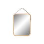 DKD Home Decor Espejo de Bambú y Cristal Natural 35x45 cm