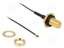 DeLOCK Cable de antena coaxial RP-SMA a MHF IV, 0,2 m