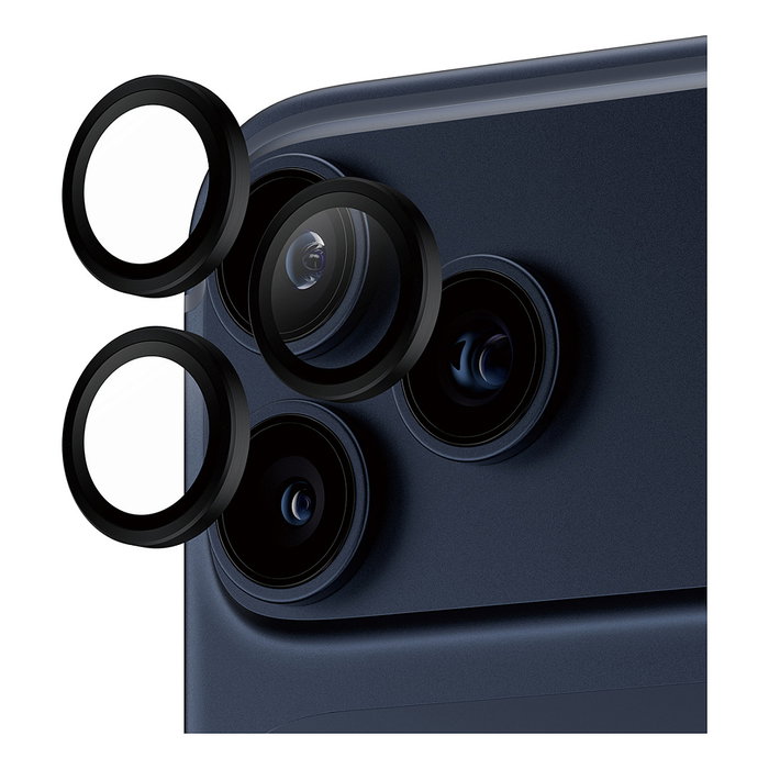 PanzerGlass Hoops Protector de Lente de Cámara Negro para iPhone 17 Pro, 17 Pro Max, 16 Pro, 16 Pro Max PanzerGlass Hoops Protector de Lente de Cámara Negro para iPhone 17 Pro, 17 Pro Max, 16 Pro, 16 Pro Max