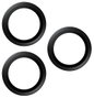 PanzerGlass Hoops Protector de Lente de Cámara Negro para iPhone 17 Pro, 17 Pro Max, 16 Pro, 16 Pro Max