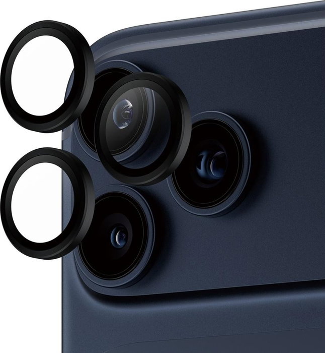 PanzerGlass Hoops Protector de Lente de Cámara Negro para iPhone 17 Pro, 17 Pro Max, 16 Pro, 16 Pro Max PanzerGlass Hoops Protector de Lente de Cámara Negro para iPhone 17 Pro, 17 Pro Max, 16 Pro, 16 Pro Max