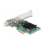 DeLOCK Tarjeta de Red PCIe x1 Gigabit LAN 1 x RJ45 PCI Express BCM para PC