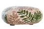 DKD Home Decor Decoración de Gres Corazón Blanco Tanit