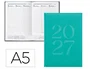 Liderpapel Agenda Creta 2027 Semana Vista A5 Turquesa