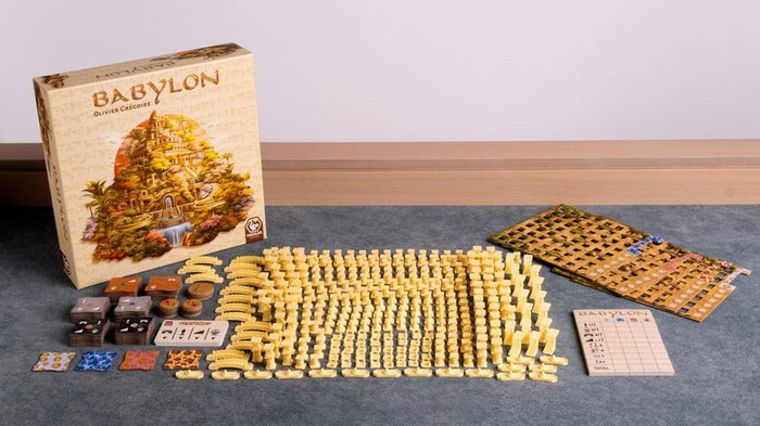 Tranjis Games sl Babylon Juego de Mesa Estratégico de Construcción 3D, 2-4 Jugadores, 45 Minutos