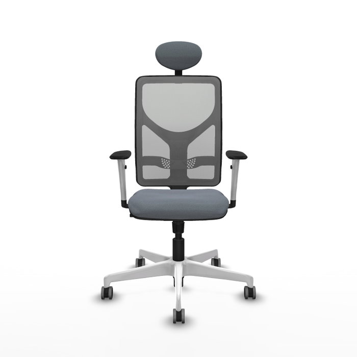 PIQUERAS Y CRESPO Silla de oficina Motilla con mecanismo Sincro y cabecero fijo Gris PIQUERAS Y CRESPO Silla de oficina Motilla con mecanismo Sincro y cabecero fijo Gris