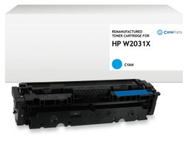 CoreParts Tóner Láser Cian 6000 Páginas con Chip para HP Color LaserJet M455, MFP M480, Pro M454, MFP M479