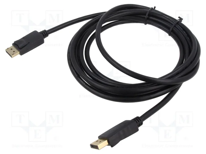 SAVIO Cable DisplayPort 1.2 de 3m Negro SAVIO Cable DisplayPort 1.2 de 3m Negro