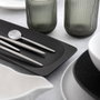 Bidasoa Bandeja Rectangular Porcelana Fosil Negro 36x12,7x2,9 cm (18 Unidades)
