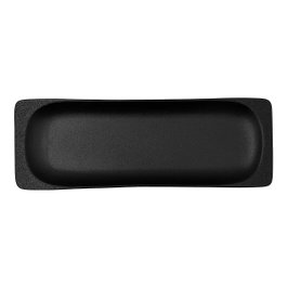 Bidasoa Bandeja Rectangular Porcelana Fosil Negro 36x12,7x2,9 cm (18 Unidades)